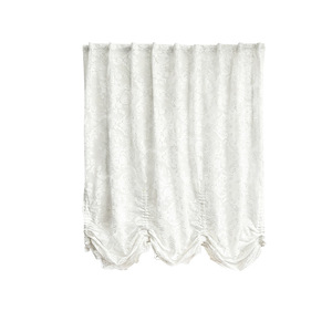 Nuove <span class=keywords><strong>Tende</strong></span> in Pizzo Stile Rustico con Mantovana <span class=keywords><strong>per</strong></span> Soggiorno, <span class=keywords><strong>Tende</strong></span> Piccole Senza Foratura <span class=keywords><strong>per</strong></span> Finestra, Balcone e Cucina - Product Image 6