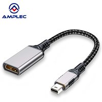 Adaptateur Mini DP vers HDTV 4K, convertisseur Mini DP vers HDTV compatible avec MacBook, Microsoft Surface, moniteur, projecteur