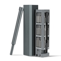 Juego de Destornilladores de Precisión Manual 44 en 1 para Reparación y Desmontaje de Teléfonos Móviles y Computadoras con Acero de Aleación S2 Modelo 0136-2