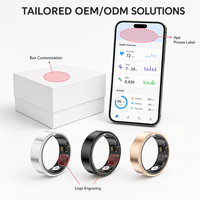 Nouvelle bague intelligente de sport 2025, tracker d'activité physique, étanche IP68 5ATM, pour la fréquence cardiaque, l'oxygène sanguin, le suivi du sommeil, avec photographie à distance