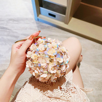 2024 YCH fait à la main taille haute sac de soirée joli pour rose Floral PC matériel à la mode décontracté dames sacs à main de fête de mariage
