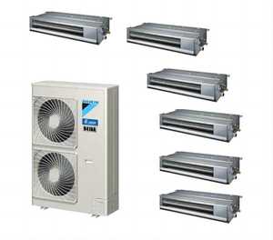 <span class=keywords><strong>Abot</strong></span> debout Ac refroidi par air 36000btu vis refroidisseur pompe à chaleur onduleur récupération de chaleur plafond dissimulé conduit climatiseur - Product Image 6