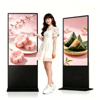 Pantalla LCD de Alta Calidad de 75 Pulgadas para Exhibición en Tiendas, Máquina de Señalización Digital para Publicidad en Interiores, OEM SDK, CMS Basado en la Nube, Gráficos