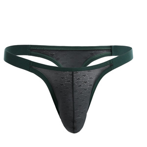 Slip perizoma da <span class=keywords><strong>uomo</strong></span> <span class=keywords><strong>in</strong></span> jacquard a stella, con cinturino sottile elastico, vita bassa, taglia europea, disponibile all'ingrosso - Product Image 1
