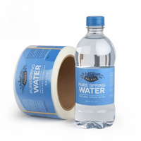 Rollo Autoadhesivo Impreso Personalizado para Agua, Cerveza, Vino, Whisky, Tequila, Jugo, Bebidas Minerales y Alimentos con Adhesivo Permanente