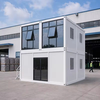 Modern design prefab tiny house kit met houten EPS panelen, snelle montage containerhuis voor gebruik in keuken, badkamer en resorts.