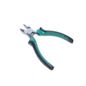 Cortadores de alambre de grado industrial, alicates diagonales de 8 pulgadas, hoja de acero al carbono, mango de agarre suave para cortar y pelar cables - Product Image 1