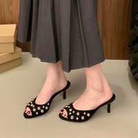 Sandalias de Tacón Alto Multiusos Bolt One-Step con Suelas Finas para Mujer