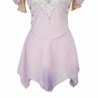 Robe de danse lyrique pour filles, patinage artistique, pole dance, de luxe, ornée de strass, pour compétition et spectacle, personnalisable