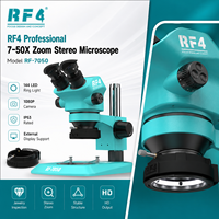 RF4 RF7050 Mikroskop Stereoskopik 7-50X Terlaris untuk Perbaikan Ponsel dan Layanan Pengelasan Tersedia