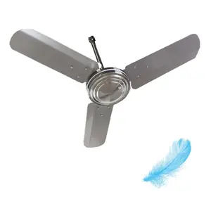 Africa Tanzania Fast Going 36 inch 900mm Sweeping Small Size Stainless Steel 3 Blades Ceiling Fan with 100% Copper Motor
