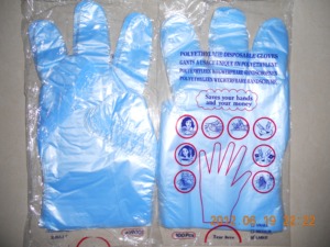 Gants <span class=keywords><strong>de</strong></span> <span class=keywords><strong>cuisine</strong></span> jetables <span class=keywords><strong>en</strong></span> <span class=keywords><strong>plastique</strong></span>, polyéthylène, pour la gestion des aliments - Product Image 6