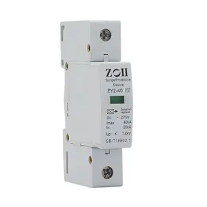 CE証明書ZOII工場サージ保護デバイスアレスタ220v275v 385v 2p 3p 4p spdサージ保護