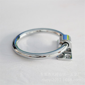Furniture Handle Ring 95Mm Zinc Alloy Minimalist <b>Cabinet</b> Hardware - Product Image 1