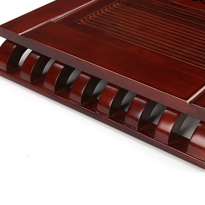 Bandeja de Té de Madera Maciza con Base de Drenaje y Almacenamiento de Agua, Diseño Plano, Estilo Chino, para Set de Té Kung Fu KM68 - Product Image 3