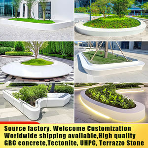 Chaise de jardin durable avec lierre artificiel pour usage commercial extérieur - Écologique et facile à nettoyer - Chaise d'attente pour écoles et parcs - Product Image 3