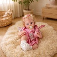 Poupée Reborn réaliste de 19 pouces en vinyle souple, jouet pour enfants, cadeau, vente en gros, personnalisable