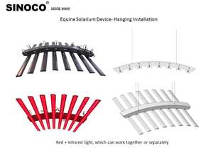 <span class=keywords><strong>Solarium</strong></span> vétérinaire Instrument de thérapie auxiliaire à LED avec lumière de grange pour les bains de soleil équins à énergie solaire - Product Image 3
