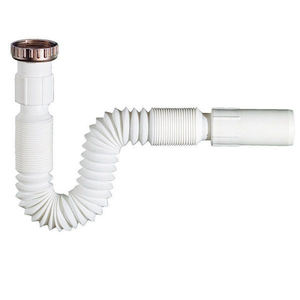 Tube extensible de 1 \ "x 32 \" avec raccords de tuyauterie à anneau chromé - Product Image 3