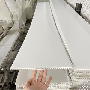 Paneles de Techo de <span class=keywords><strong>PVC</strong></span> Moldeados a Medida, Losetas de Vinilo, Modernos, Rectangulares, Impermeables, Blancos - Product Image 1