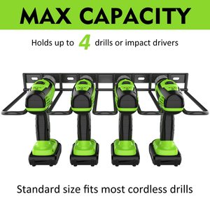 Adjustable Premium <strong>Metal</strong> Garage Power Tool Storage Organizer <strong>Wall</strong> <strong>Mount</strong> Kitchen Gadgets Tool <strong>Rack</strong> Stand Holders Multi Purpose - Product Image 3