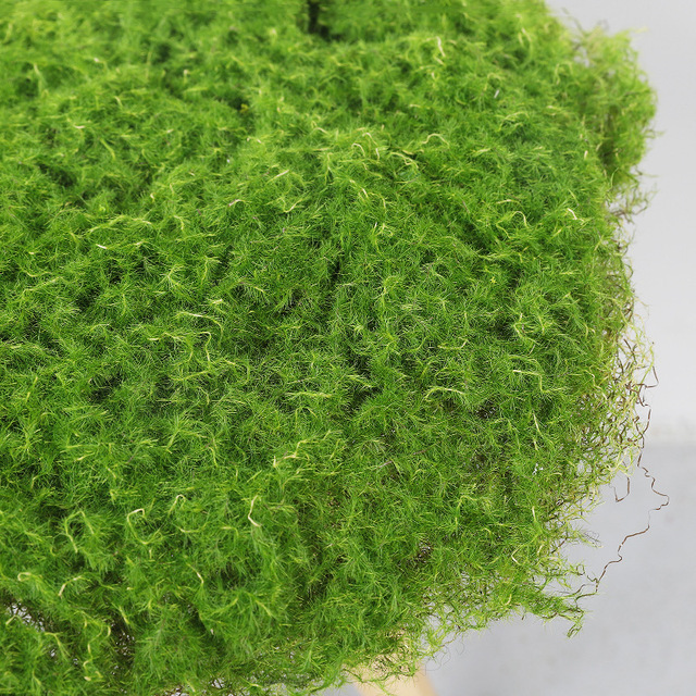 Realistic Artificial Moss Lawn Indoor Landscape Simulated Greenery Mat for Wall Decor Garden DIY Home Office Nordic Style