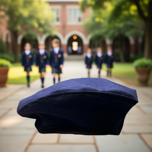 Cappello Berretto Formale Paloma in Misto Lana e Poliestere, Berretto per Uniforme Scolastica, Stile Unisex per Adulti, Estivo - Product Image 2