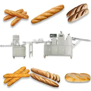 Peralatan Memanggang Garis Baguettes Produksi Roti Prancis Otomatis untuk Baguettes