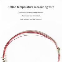 Parche adhesivo para sensor de termopar dedicado para medición de temperatura de superficie, cable de detección de temperatura extremadamente fino