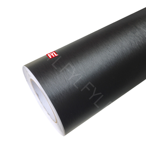 Film <span class=keywords><strong>Vinyle</strong></span> Adhésif Noir Brossé PVC Effet Changeant de Couleur pour Carrosserie Automobile 1.52*28M Sans Bulles - Grande Vente - Product Image 1