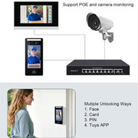 Videoportero IP Multifunción con Pantalla Táctil de 5 y 7 Pulgadas, Intercomunicador de Video IP VDP, Videoportero TCP, Timbre de Video IP PoE