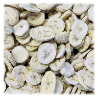 China Heet Product Zoete Smaak Gevriesdroogde Bananenplakjes In Bulk Gezonde Gevriesdroogde Bananen