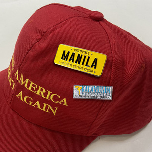 Badge en émail personnalisé en forme de <span class=keywords><strong>plaque</strong></span> <span class=keywords><strong>d</strong></span>'<span class=keywords><strong>immatriculation</strong></span> métallique, sur mesure, pour casquettes, chapeaux, collection de souvenirs, vente en gros - Product Image 2