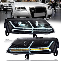 Para Audi A6 2005-2008, Conjunto de Faros Delanteros LED Modificados, Repuesto de Faros para Automóvil, Suministro de Fábrica, Piezas de Automóvil -- Un Par