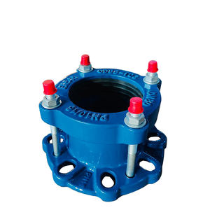 DN50-DN1200 чугунный эластичный шарнир из ПВХ трубы Универсальный фланец с окрашенной утечкой, Соединительный разъем, запасные части, адаптер - Product Image 2