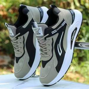 Zapatos Deportivos Casuales Transpirables para Hombre, Nuevo Estilo de Verano, Ligeros, de Dos Tonos, de Caña Baja, Cómodos para Caminar - Product Image 1