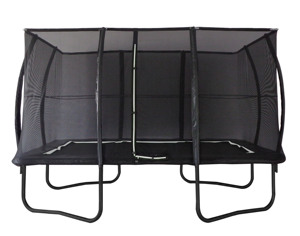 <span class=keywords><strong>Trampoline</strong></span> de jardin rectangulaire en fibre de verre CreateFun personnalisable 8x12FT avec filet de sécurité en <span class=keywords><strong>mousse</strong></span> PVC et acier galvanisé - Product Image 4