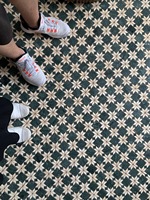 DTH Design moderne Vert foncé Beige Mosaïque Carreaux Pierre Naturelle Marbre Cuisine & Salle de bain Mur & Sol Parquet pour Hôtels