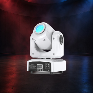 Projecteur de scène à tête mobile 24W avec LED 10W, rotation horizontale 540°, inclinaison verticale 270° pour discothèque, bar, karaoké - Product Image 5