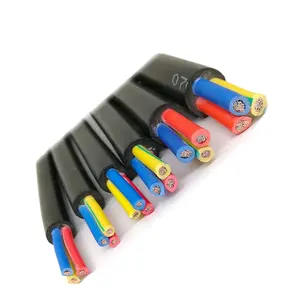 300/500V 450/750V 2,5mm PVC/BVV Isolierte Kupfer 3 Core 10 Awg Elektrische draht Kabel