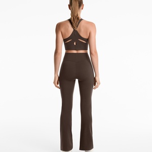 Conjunto de Yoga Elástico y Transpirable 2025 para Mujer, Dos Piezas, Ropa Deportiva para Gimnasio y Aire Libre, Leggings de Yoga con Cierre Frontal - Product Image 3
