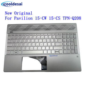 New For HP Pavilion 15-CW 15-CS TPN-Q208 TPN-Q210 L49393-001 L49394-001 <strong>Light</strong> gold US/Laptop <strong>key</strong> <strong>board</strong> Palmrest Upper Cover Case - Product Image 2