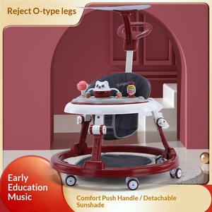 <span class=keywords><strong>Primi</strong></span> <span class=keywords><strong>Passi</strong></span> per Bambini e Bambine, Girello Multifunzionale in Plastica Anti-O-Shape, Anti-Rollover, per Imparare a Camminare - Product Image 2