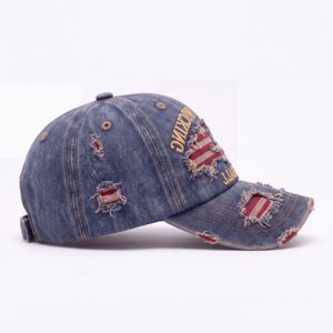 Gorras de Béisbol de Mezclilla Lavada con Bordado 3D y Logotipo Personalizado al por Mayor, Fabricante de Gorras de 6 Paneles - Product Image 6