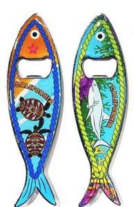 Planche de surf. Souvenir <span class=keywords><strong>Espagnol</strong></span> Aimant De Réfrigérateur. Souvenir en forme de poisson - Product Image 2