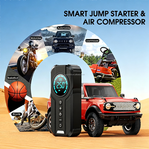 Démarreur Autonome 16000mAh avec Compresseur d'Air 2000A 45W, Gonfleur de Pneus, Pompe à Pneus, Démarreur de <span class=keywords><strong>Batterie</strong></span> pour <span class=keywords><strong>Voiture</strong></span> - Product Image 4