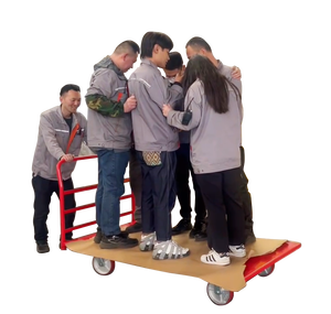 Carretilla <span class=keywords><strong>de</strong></span> plataforma manual con ruedas giratorias, herramienta <span class=keywords><strong>de</strong></span> almacenamiento y transporte, plegable, con mango giratorio, <span class=keywords><strong>carro</strong></span> <span class=keywords><strong>de</strong></span> plataforma plana que ahorra espacio - Product Image 5