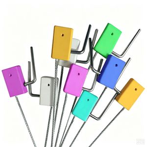 ซีลลวดเหล็ก Dingxin รุ่น DX214C สีเหลือง แบบใช้มือหมุน สำหรับรถขนส่งตู้คอนเทนเนอร์ - Product Image 4