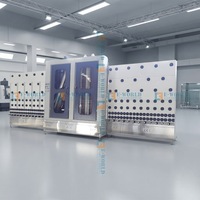 Machine de lavage et de séchage automatique de verre isolant à commande PLC, haute vitesse et faible coût, pour usine de traitement du verre