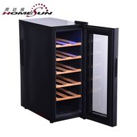 BCW-35 12 bouteilles en gros étagères en bois thermoélectriques Mini cave à vin électronique pour la maison